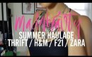HAULAGE | Summer Retail Therapy | mad4beauty