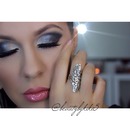 Glam clubbing makeup 