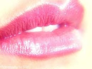 These are pink and natural lips. They have some chap-stick, but to be surprised no lip gloss 