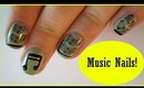Festive Music Nail Art ♥ Simple Concert Nails ♥ BPS review
