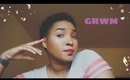 STYLING MY TWA AND MAKEUP//GRWM