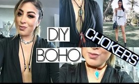 DIY CHOKER NECKLACES: Boho, Grunge, Trendy Chokers!