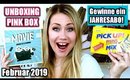 🎁 PINK BOX Februar 2019 + Verlosung eines JAHRESABO! 😍