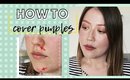 How To Cover Angry Pimples And Blemishes