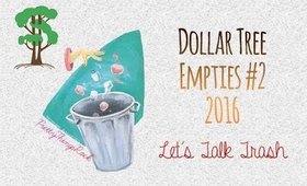 Dollar Tree Empties/Mini Reviews | September 2016 | PrettyThingsRock