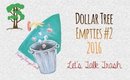 Dollar Tree Empties/Mini Reviews | September 2016 | PrettyThingsRock
