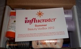 Influenster Summer Beauty VoxBox 2012 Opening
