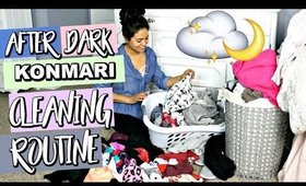 DEEP KONMARI CLEANING NIGHT ROUTINE & SKINCARE ROUTINE