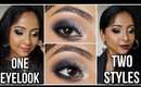 EASY BLACK & SILVER SMOKEY EYEMAKEUP | Makeup for Parties | Stacey Castanha