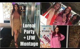 L'oreal Hair Colourist Launch party & London Fashion Week Montage VLOG ♡