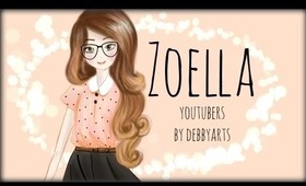 Zoella ▪ fan art Drawing by ~DebbyArts