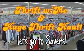 My FIRST TIME AT SAVERS! | Unconv.Thrifting | Thrift with me and Haul to Resell on Poshmark and Ebay