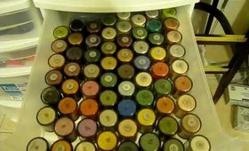 My Makeup Kit/Collection + ALL my MAC pigments & glitters