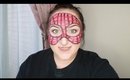 Last Minute Halloween Makeup Look - Spider Man Mask