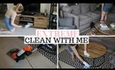 EXTREME LIVING ROOM CLEAN WITH ME UK | CLEANING MOTIVATION