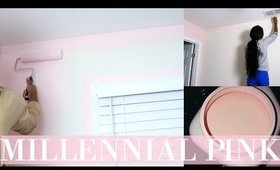 PAINTING ROOM MILLENNIAL PINK|PAINT WITH ME