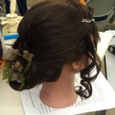 Wedding or prom hair