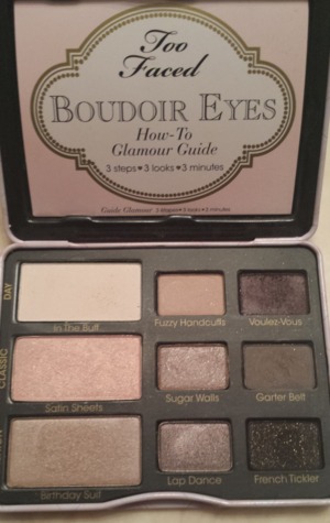 Loving this too faced boudoir eyes makeup palette! has beautiul eyeshadows for a everyday look and can also build up for a night out!
