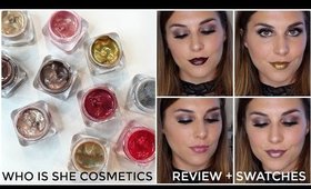 Who Is She Cosmetics Lip Composite Swatches + WIN THEM ALL!  | Bailey B.