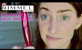 NEW RIMMEL WONDER'FULLY REAL MASCARA REVIEW