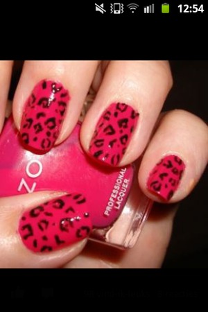 Pink animal print