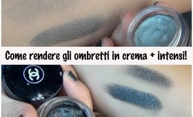 #BeautyTips: come rendere un ombretto in crema più intenso!