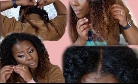STEP BY STEP EASY BLENDING KINKY CURLY EXTENSIONS |DARBIEDAYMUA