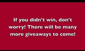 Christmas Giveaway Winner!
