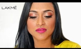 Soft Pink Makeup - Using Lakme Products | One Brand Makeup