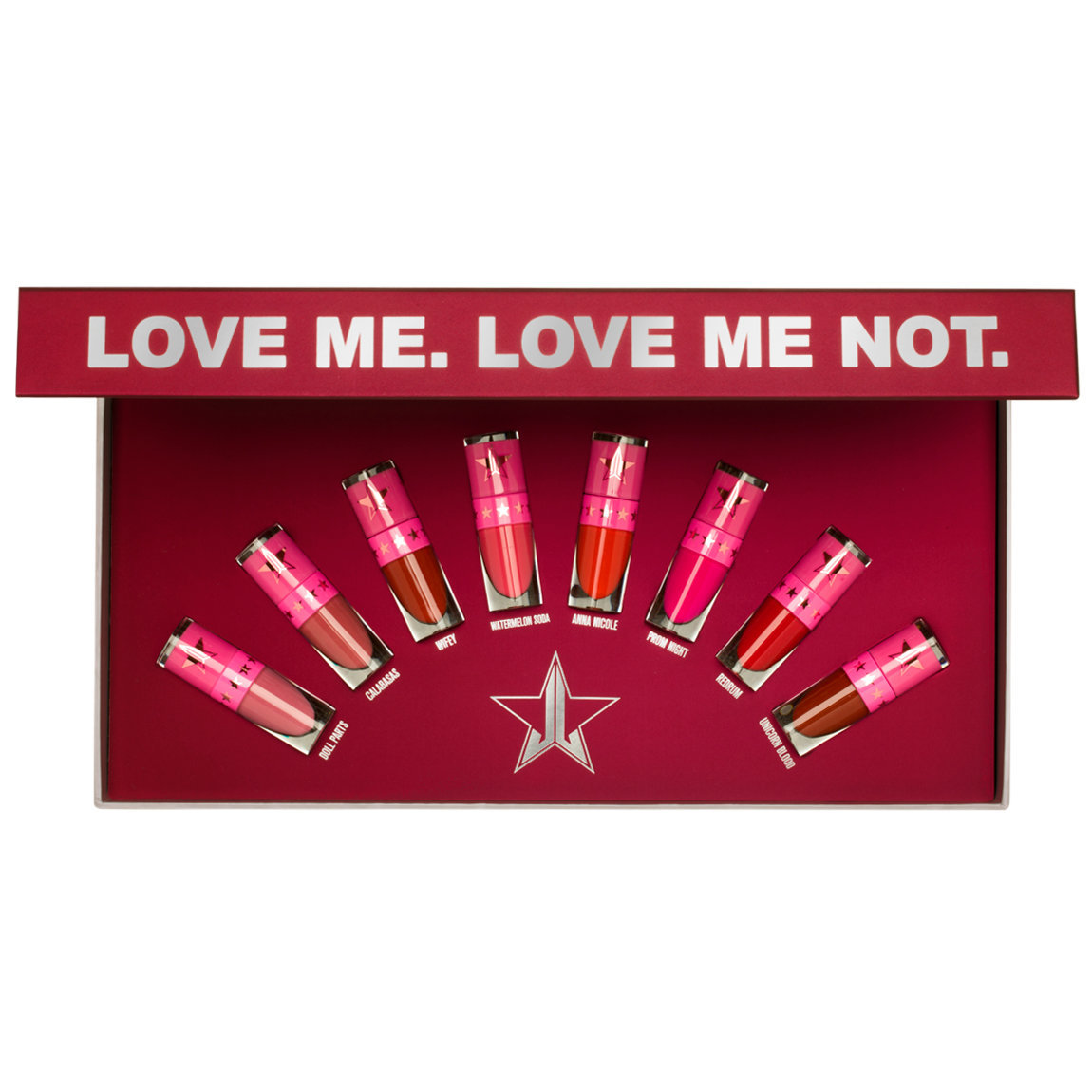 The Velour Liquid Lipsticks feature a range of pinks 