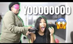 HILARIOUS BLINDFOLDED HAIR CUTTING CHALLENGE