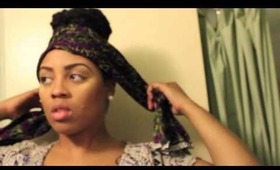 Natural Hair Tutorial| The EZ HIGH BUN!!!