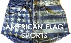 DIY American Flag Shorts