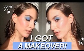 BLUE MAKEUP TRANSFORMATION! OMG... | Jamie Paige