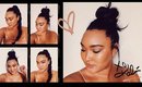 High Ponytail & Top Knot: For Post Partum mom's & student's who can't even...