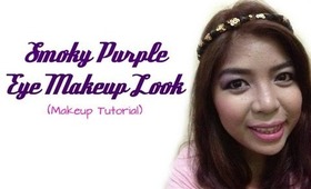 Smoky Purple Eye Makeup Look