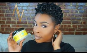 Tutorial | Romantic Curls on Tapered Twa FT. Curls Twist N Shout Cream