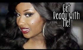 Get Ready with Me | Fall Ready Makeup (Neutral Eyes + Vampy Plum Lip)!