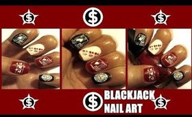 BLACKJACK NAIL ART