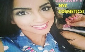 INTERNATIONAL GIVEAWAY -NYC makeup + old winners