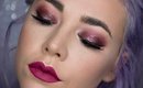 Festive Make up look in Red tones