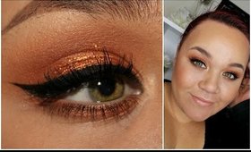 Copper Orange Eyes | GRWM