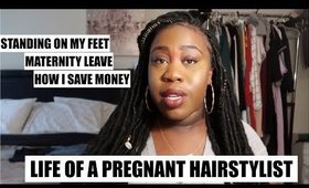 GRWM| WHAT ITS LIKE BEING A PREGNANT HAIRSTYLIST *EMOTIONAL*