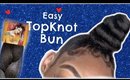 Easy CHEAP Top Knot Bun Using ONLY BRAID HAIR !