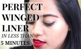 PERFECT WINGED LINER IN LESS THAN 5 MINUTES