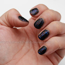 Black With Multi Color Flakes