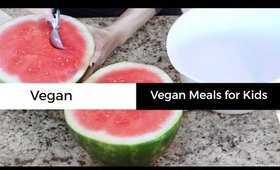 Full Day of Plant Based Meals for Children | Vegan