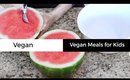 Full Day of Plant Based Meals for Children | Vegan