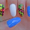 Colorful Tribal Nails
