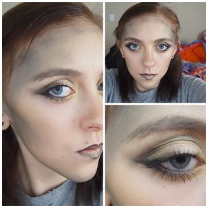 The makeup for today was inspired by the first Hunger Games! 